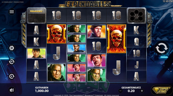 The Expendables Megaways Titelbild