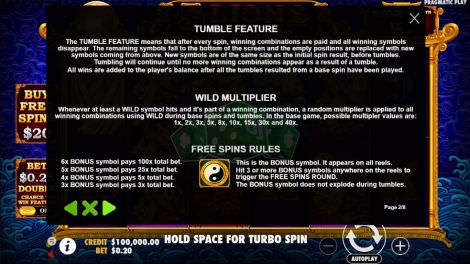 Tumble Feature