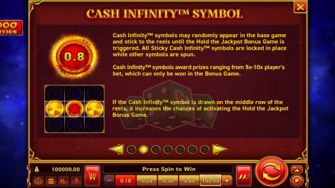 Cash Infinity Symbol