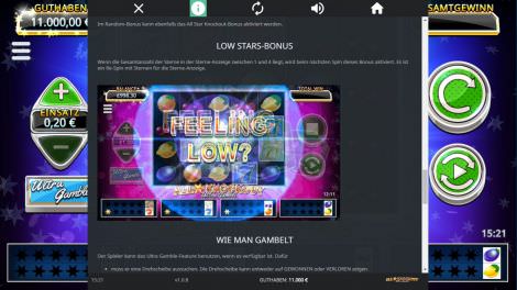 Low Stars Bonus