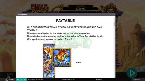 Paytable