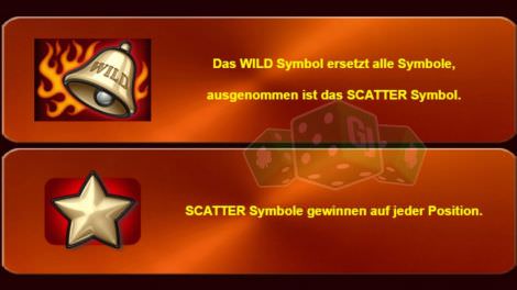 Scatter und Wild Symbol