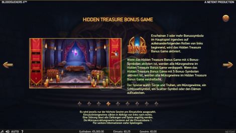Hidden Treasure Bonus Game