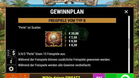 Freispiele TYP B