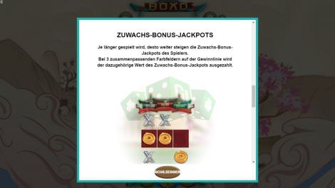 Zuwachs Bonus Jackpots