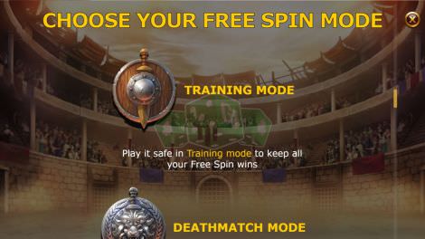 Choose your Free Spin Mode