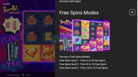 Free Spins Modes