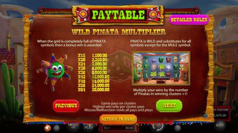 Wild Pinata Multiplier