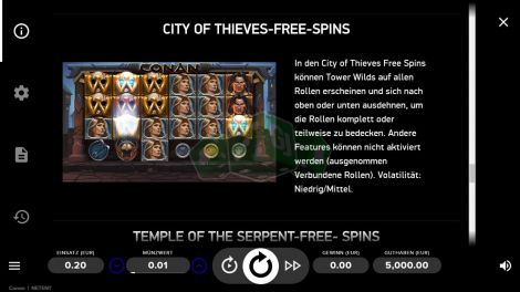 City of Thieves Freispiele