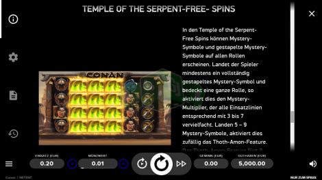 Temple of Serpent Freispiele