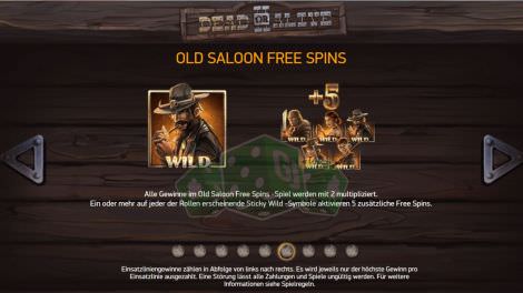 Old Saloon Free Spins