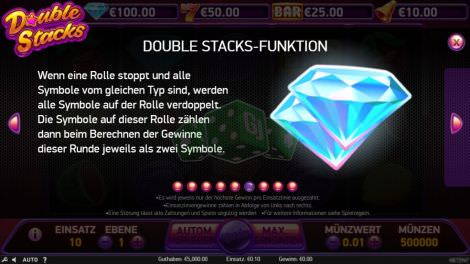 Double Stacks Funktion
