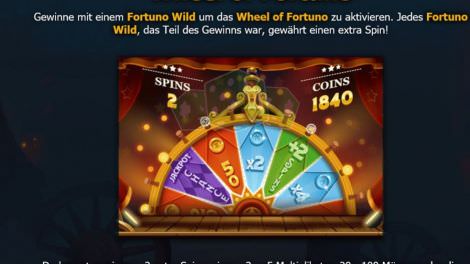 Wheel of Fortuno bei Dr Fortuno