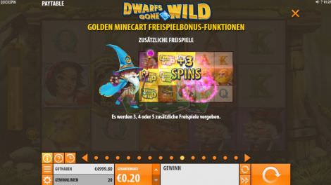 Zusätzliche Freispiele