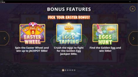 Die Bonusspiele bei Easter Money