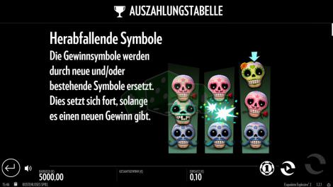 Herabfallende Symbole