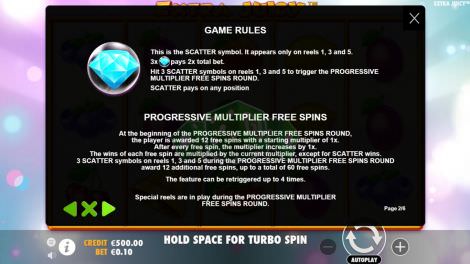 Progessive Multiplier Free Spins