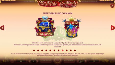 Free Spins und Coin Win