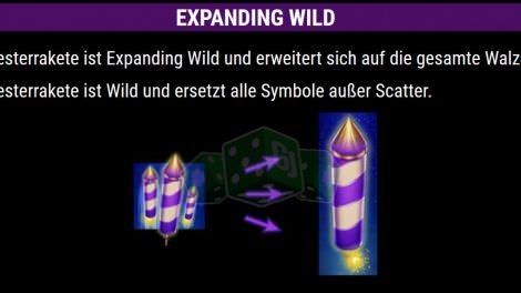 Das expandierende Wild bei Fancy Fireworks