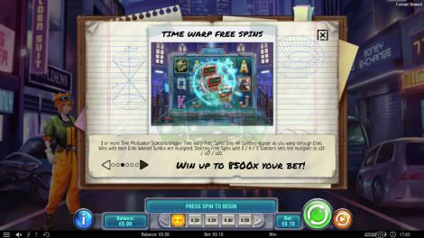 Time Warp Freespins