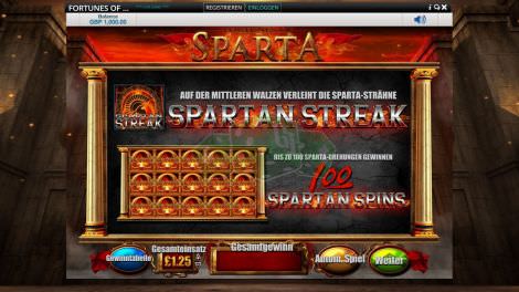 bis zu 100 Spartan Spins