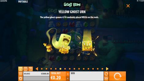 Yellow Ghost Urn