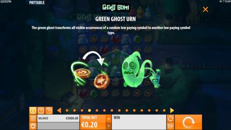 Green Ghost Urn