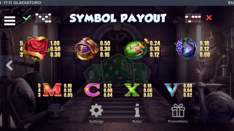 Paytable