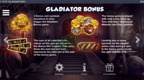 Gladiator Bonus