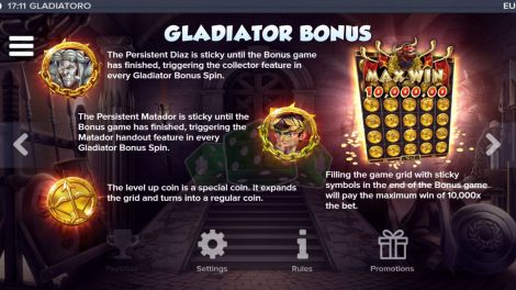 Gladiator Bonus
