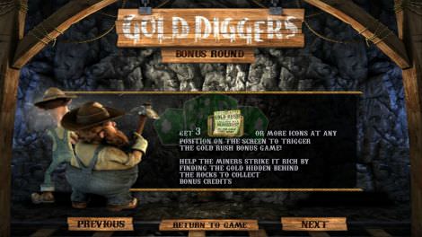 Gold Diggers Bonus Round