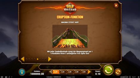 Eruption Funktion