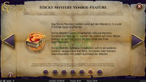 Sticky Mystery Symbol Feature