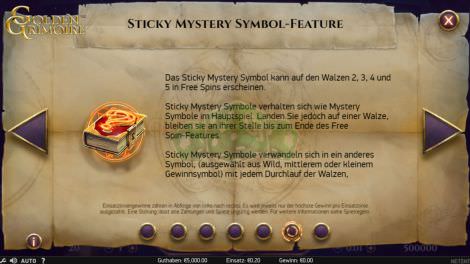 Sticky Mystery Symbol Feature