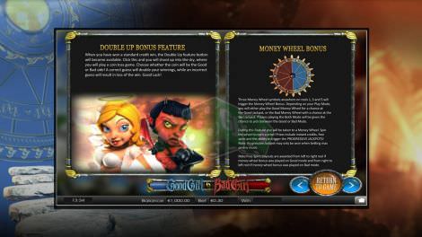 Double Up Bonus Feature & Money Wheel Bonus