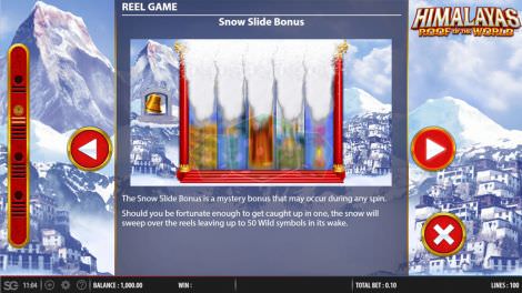 Snow Slide Bonus