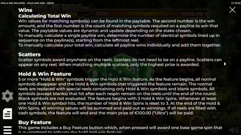 Hold & Win Feature