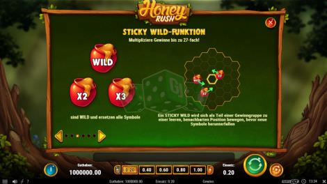 Sticky Wild Funktion