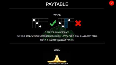 Paytable