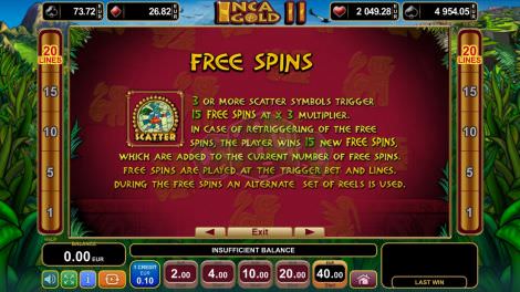 Freespins - Freispiele