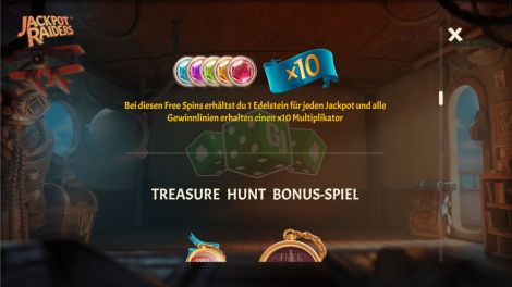 Treasure Hunt Bonus Spiel