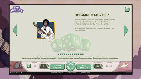 Pick and Click Funktion