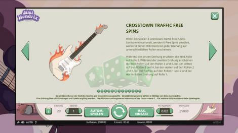 Crosstown Traffic Free Spins