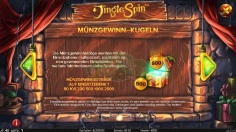 Münzgewinn Kugeln