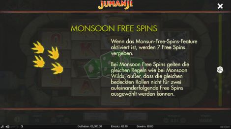 Monsoon Freispiele