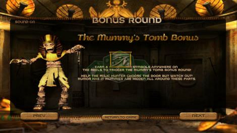 The Mummy's Tomb Bonus