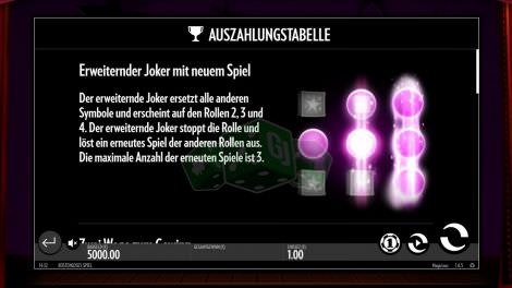 Erweiternder Joker mit neuem Spiel