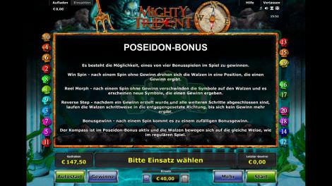 Poseidon Bonus