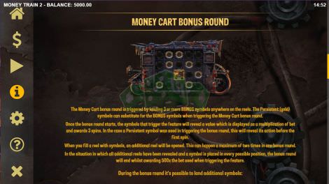 Money Cart Bonus Round