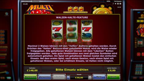 Walzen Halte System